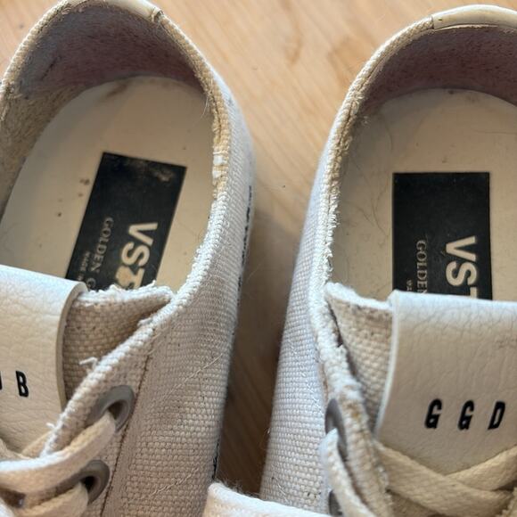 Golden Goose V-Star women’s size 6 white Canvas women’s Sneakers - Picture 11 of 11